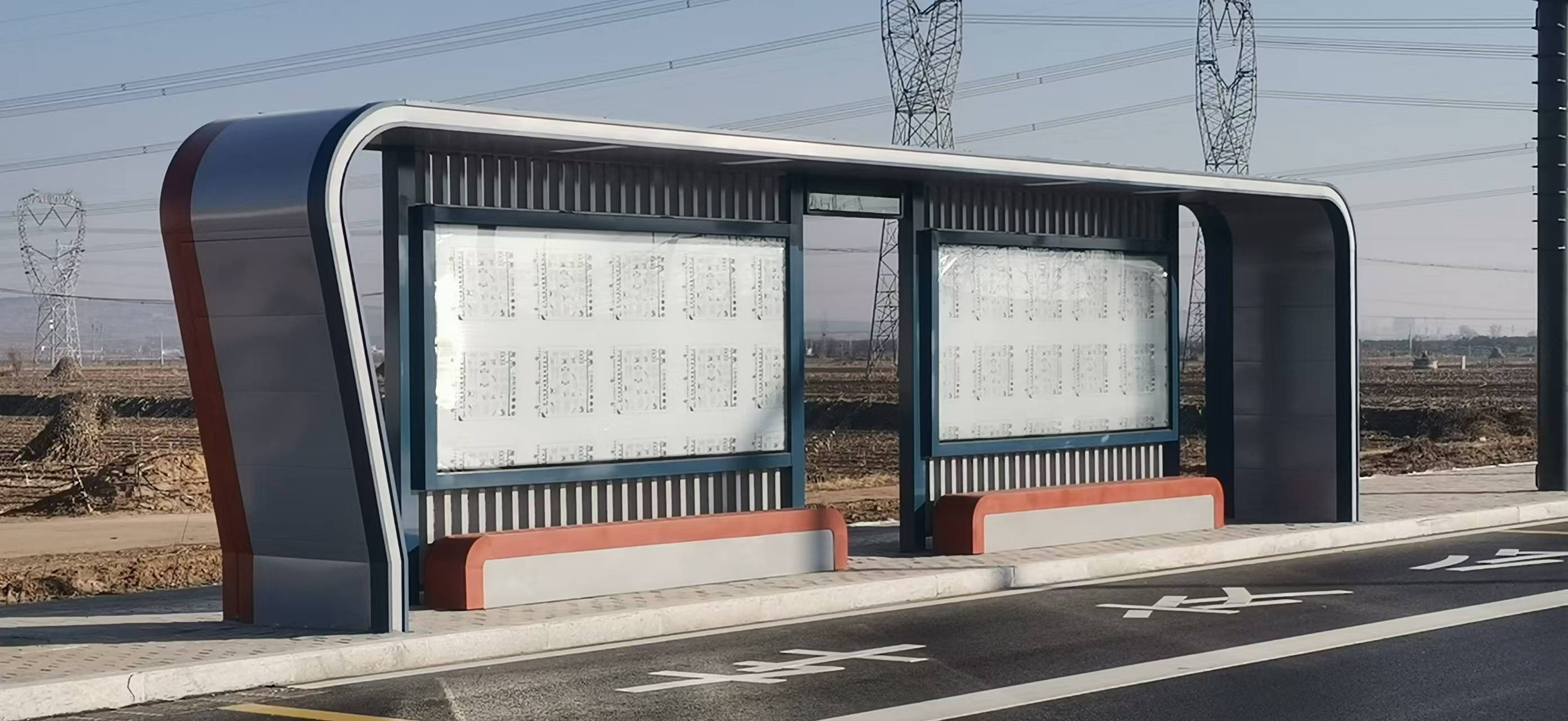 山西省忻州市站台安装调试完成